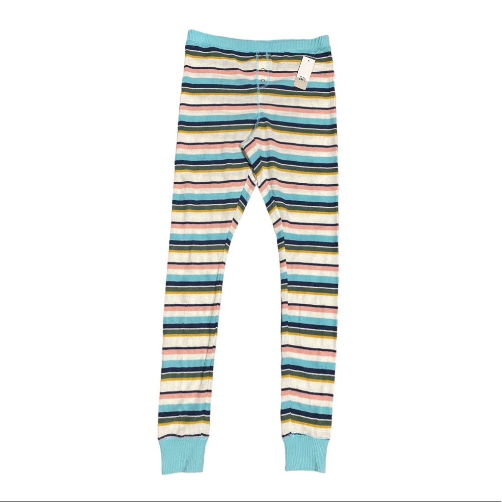Bp. Multi color striped thermal pj leggings M